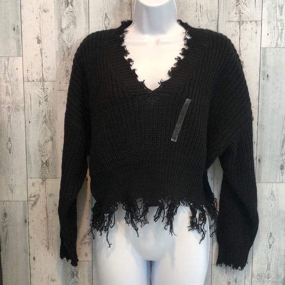 Coco + Jaimeson Destructed Sweater NWOT Medium - Picture 1 of 10